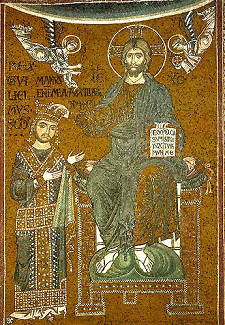 Le Christ couronnant Guillaume II de Sicile